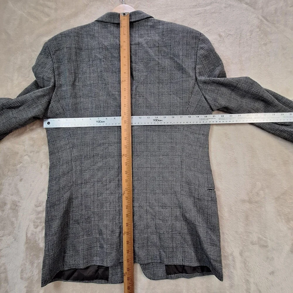 Giorgio Armani Blazer Mens 42R Glen Plaid Le Collezioni 3 Button Made in Italy